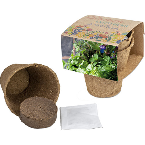 Kit de culture avec graines - Mélange d herbes aromatiques, Image 1