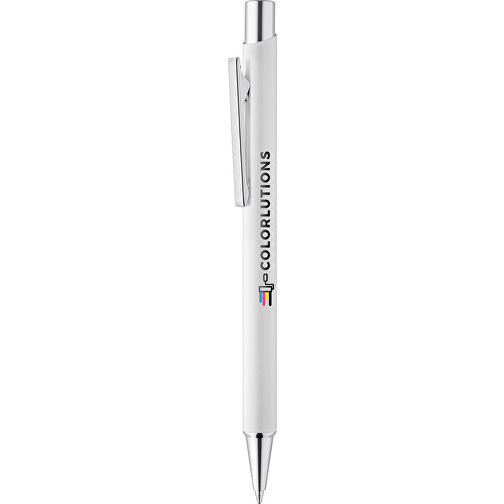 STAEDTLER Druckkugelschreiber Elance 2.0 , Staedtler, weiß, Metall, Kunststoff, 14,20cm x 1,60cm x 1,60cm (Länge x Höhe x Breite), Bild 1
