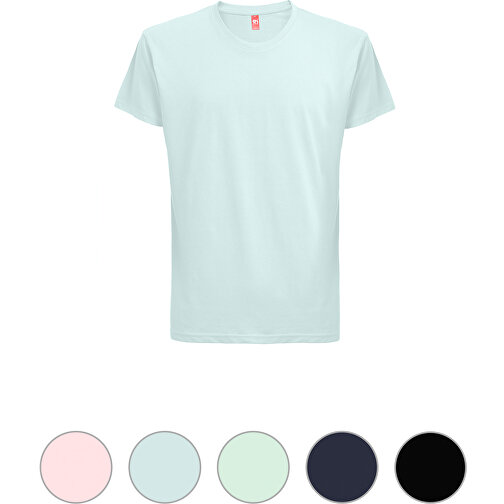 THC FAIR SMALL. T-Shirt, 100% Baumwolle , hellblau, Baumwolle, XXS, 64,00cm x 1,00cm x 45,00cm (Länge x Höhe x Breite), Bild 4