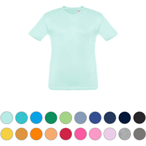 THC QUITO. Unisex Kinder T-shirt , korallenorange, 100% Baumwolle, 8, 51,00cm x 1,00cm x 40,00cm (Länge x Höhe x Breite), Bild 4