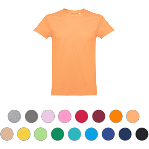 THC ANKARA. Herren T-shirt , korallenorange, 100% Baumwolle, XXL, 79,00cm x 1,00cm x 62,00cm (Länge x Höhe x Breite), Bild 4