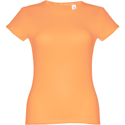 THC SOFIA. Tailliertes Damen-T-Shirt , korallenorange, 100% Baumwolle, XXL, 68,00cm x 1,00cm x 53,00cm (Länge x Höhe x Breite), Bild 1
