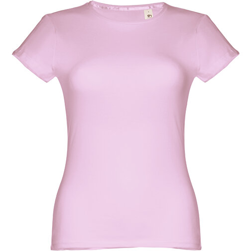 THC SOFIA. Tailliertes Damen-T-Shirt , helllila, 100% Baumwolle, L, 64,00cm x 1,00cm x 47,00cm (Länge x Höhe x Breite), Bild 1