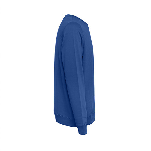 THC COLOMBO. Sweatshirt (unisex) Aus Italienischem Frottee Ohne Knopfleiste , königsblau, Baumwolle und Polyester, M, 55,00cm x 1,00cm x 69,00cm (Länge x Höhe x Breite), Bild 3