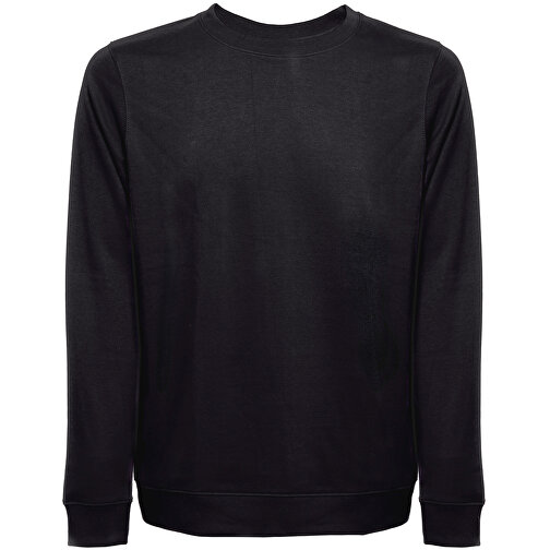 THC COLOMBO. Sweatshirt (unisex) Aus Italienischem Frottee Ohne Knopfleiste , schwarz, Baumwolle und Polyester, XL, 61,00cm x 1,00cm x 73,00cm (Länge x Höhe x Breite), Bild 1