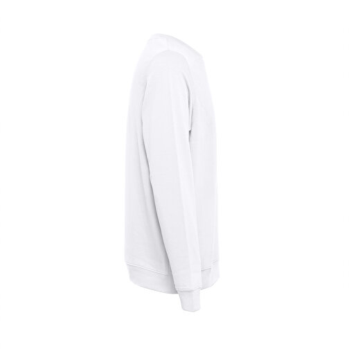 THC COLOMBO WH. Sweatshirt (unisex) Aus Italienischem Frottee Ohne Krempel. Weiße Farbe , weiß, Baumwolle und Polyester, XXL, 64,00cm x 1,00cm x 75,00cm (Länge x Höhe x Breite), Bild 3