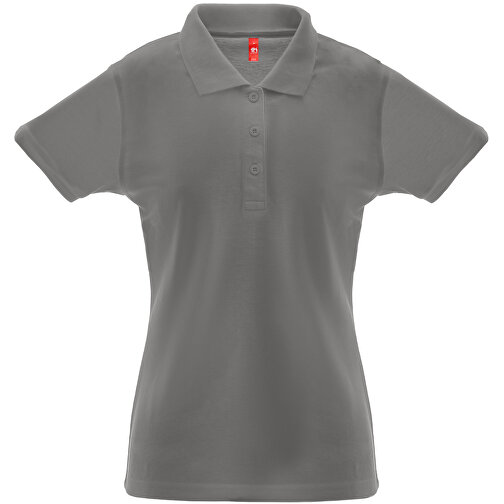 THC BERLIN WOMEN. Damen Poloshirt , grau, Baumwolle und Polyester, XL, 52,00cm x 1,00cm x 68,00cm (Länge x Höhe x Breite), Bild 1