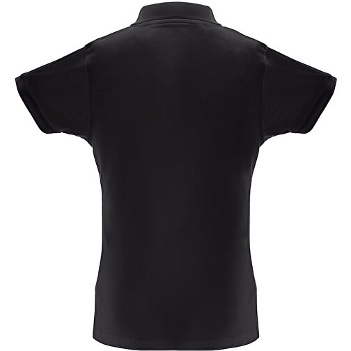 THC BERLIN WOMEN. Damen Poloshirt , schwarz, Baumwolle und Polyester, S, 43,00cm x 1,00cm x 62,00cm (Länge x Höhe x Breite), Bild 2