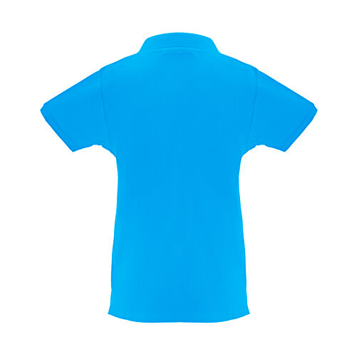 THC MONACO WOMEN. Damen Poloshirt , wasserblau, Baumwolle, XXL, 70,00cm x 1,00cm x 55,00cm (Länge x Höhe x Breite), Bild 2