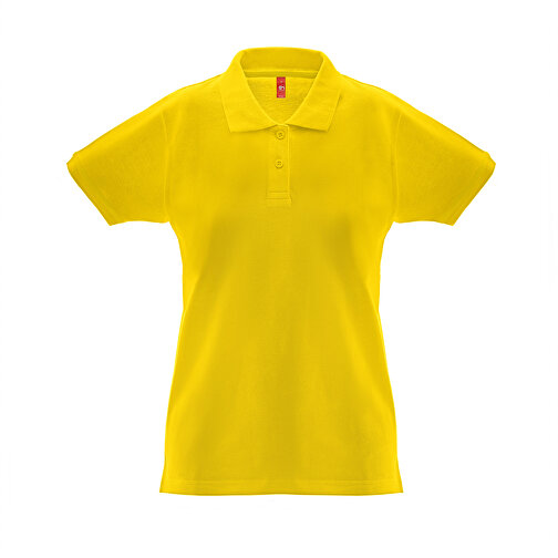 THC MONACO WOMEN. Damen Poloshirt , gelb, Baumwolle, M, 64,00cm x 1,00cm x 46,00cm (Länge x Höhe x Breite), Bild 1