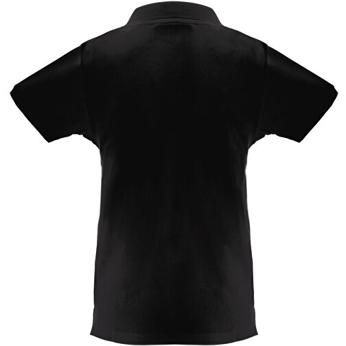 THC MONACO WOMEN. Damen Poloshirt , schwarz, Baumwolle, M, 64,00cm x 1,00cm x 46,00cm (Länge x Höhe x Breite), Bild 2