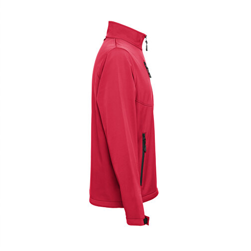 THC EANES. Softshell-Jacke (Unisex) Aus Polyester Und Elastan , rot, Polyester, L, 72,00cm x 60,00cm (Länge x Breite), Bild 3