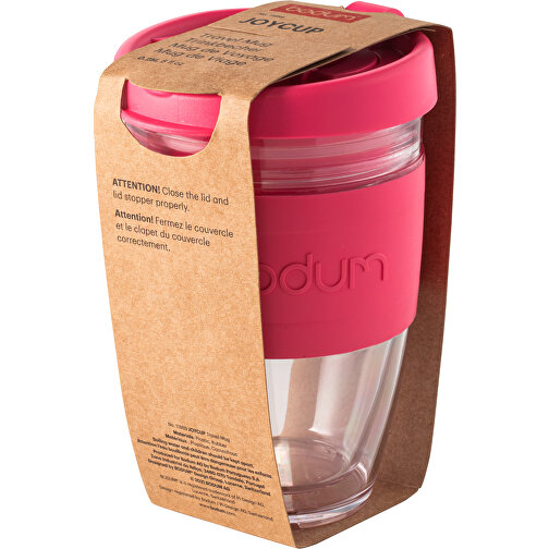 JOYCUP DOUBLE 250. Reisebecher 250ml , rosa, Kunststoff, , Bild 5