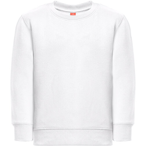 THC DELTA KIDS WH. Sweatshirt Für Kinder , weiß, Baumwolle. Recycelter Polyester, 8, 53,00cm x 1,00cm x 40,00cm (Länge x Höhe x Breite), Bild 1