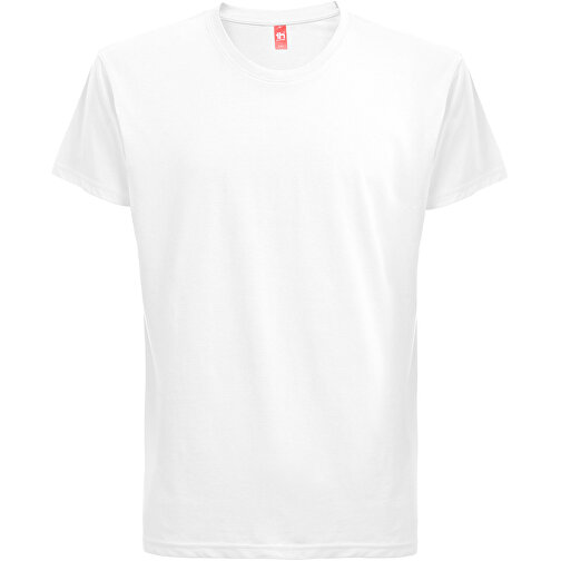 THC FAIR WH. T-Shirt Aus 100% Baumwolle. Weisse Farbe , weiss, Baumwolle, M, 72,00cm x 1,00cm x 53,00cm (Länge x Höhe x Breite), Bild 4