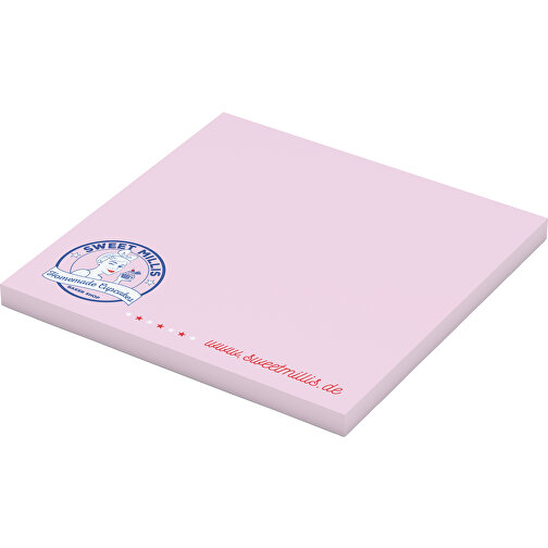 Karteczki samoprzylepne Plus Decor 72 x 72 mm, rózowe, Obraz 1