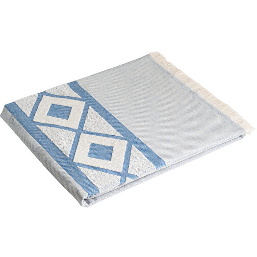 MALEK. Multifunktions-Tuch , blau, Baumwolle, Recylcelter Baumwolle, 1,00cm (Höhe), Bild 1