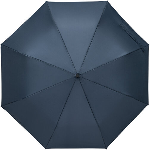 CIMONE. Faltbarer Regenschirm Aus RPET Mit PP-Griff , blau, rPET. 190T pongee. PP, 1,00cm (Höhe), Bild 3