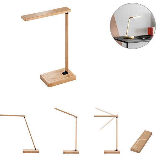 MÁSY. Lámpara de mesa de bambú, Imagen 12
