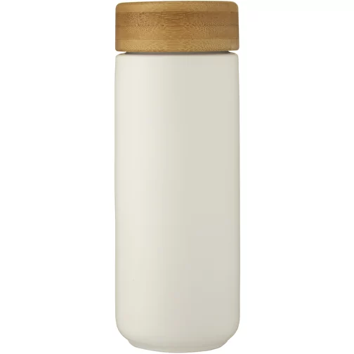 Gobelet en céramique Lumi de 300 ml avec couvercle en bambou, Image 5