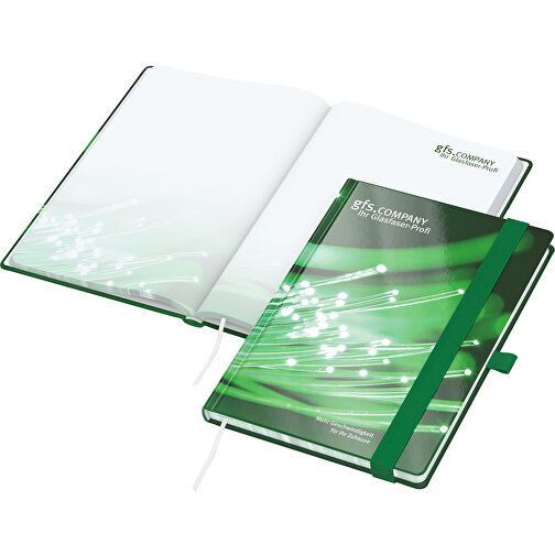 Carnet de notes In-Book Round bestseller A5, gloss, vert, Image 1