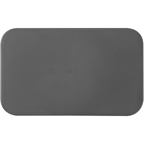 MIYO Doppel-Lunchbox , grau / weiss / grau, PP Kunststoff, 18,00cm x 11,30cm x 11,00cm (Länge x Höhe x Breite), Bild 5
