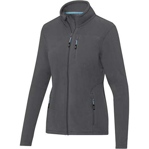 Amber GRS Recycelte Fleecejacke Für Damen , storm grey, Microfleece 100% GRS zertifiziertes recyceltes Polyester, 174 g/m2, XL, , Bild 1