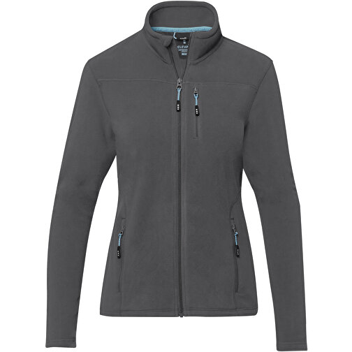 Amber GRS Recycelte Fleecejacke Für Damen , storm grey, Microfleece 100% GRS zertifiziertes recyceltes Polyester, 174 g/m2, M, , Bild 3