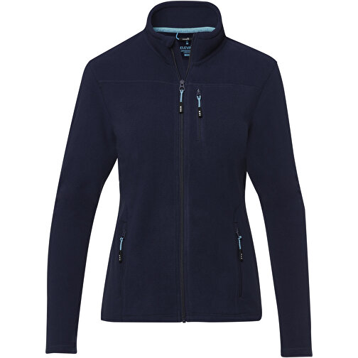 Amber GRS Recycelte Fleecejacke Für Damen , navy, Microfleece 100% GRS zertifiziertes recyceltes Polyester, 174 g/m2, M, , Bild 3