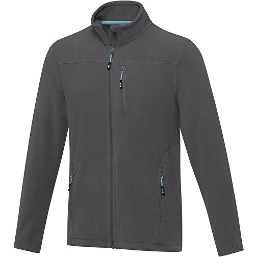 Amber GRS Recycelte Fleecejacke Für Herren , storm grey, Microfleece 100% GRS zertifiziertes recyceltes Polyester, 174 g/m2, M, , Bild 1