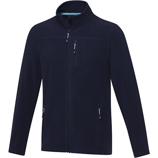 Amber GRS Recycelte Fleecejacke Für Herren , navy, Microfleece 100% GRS zertifiziertes recyceltes Polyester, 174 g/m2, S, , Bild 1