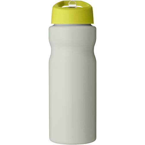 H2O Active® Eco Base 650 Ml Sportflasche Mit Ausgussdeckel , elfenbeinweiß / limone, PCR Kunststoff, 72% PP Kunststoff, 17% SAN Kunststoff, 11% PE Kunststoff, 21,80cm (Höhe), Bild 3