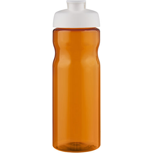 H2O Active® Eco Base 650 Ml Sportflasche Mit Klappdeckel , orange / weiss, PCR Kunststoff, PP Kunststoff, 22,10cm (Höhe), Bild 3