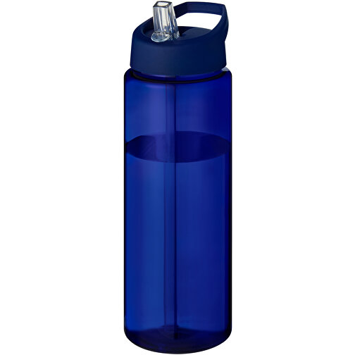H2O Active® Eco Vibe 850 Ml Sportflasche Mit Ausgussdeckel , blau / blau, PCR Kunststoff, 72% PP Kunststoff, 17% SAN Kunststoff, 11% PE Kunststoff, 24,20cm (Höhe), Bild 1