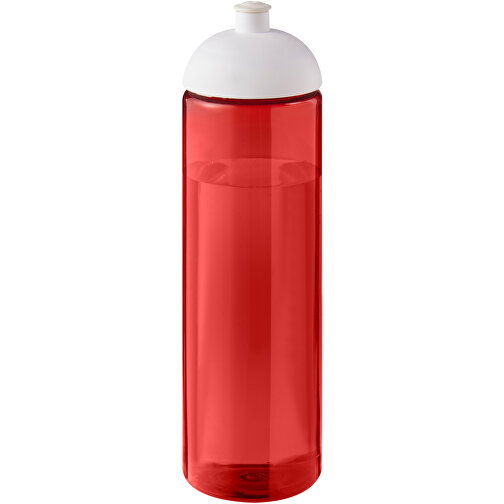 H2O Active® Eco Vibe 850 Ml Sportflasche Mit Stülpdeckel , rot / weiss, PCR Kunststoff, 90% PP Kunststoff, 10% TPE Kunststoff, 24,60cm (Höhe), Bild 1