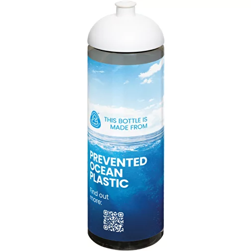 Borraccia sportiva da 850 ml con coperchio a cupola H2O Active® Eco Vibe, Immagine 2