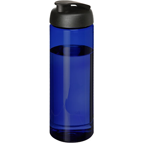 H2O Active® Eco Vibe 850 Ml Sportflasche Mit Klappdeckel , blau / schwarz, PCR Kunststoff, PP Kunststoff, 24,40cm (Höhe), Bild 1