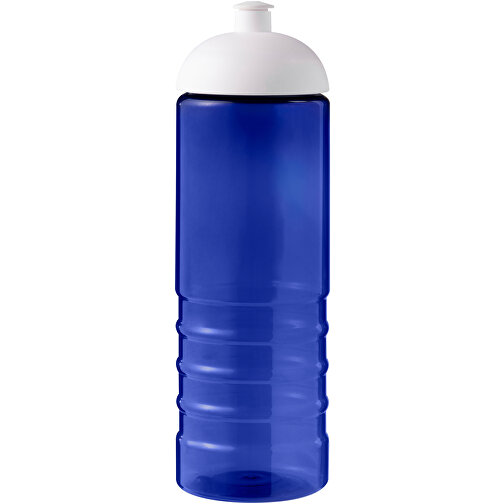 H2O Active® Eco Treble 750 Ml Sportflasche Mit Stülpdeckel , blau / weiss, PCR Kunststoff, 90% PP Kunststoff, 10% TPE Kunststoff, 23,30cm (Höhe), Bild 3