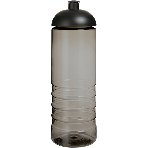 H2O Active® Eco Treble 750 Ml Sportflasche Mit Stülpdeckel , kohle / schwarz, PCR Kunststoff, 90% PP Kunststoff, 10% TPE Kunststoff, 23,30cm (Höhe), Bild 3