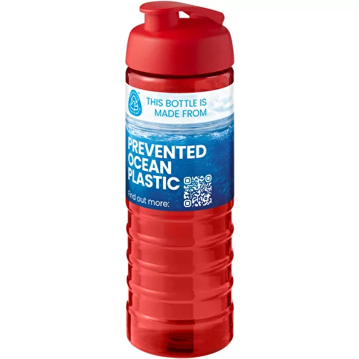 Bouteille de sport H2O Active® Eco Treble de 750 ml avec couvercle à bascule, Image 2