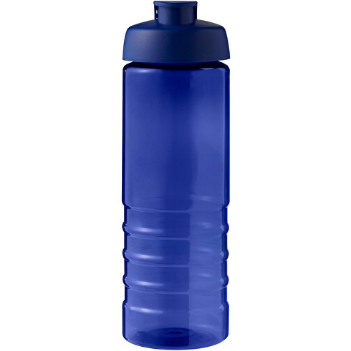 H2O Active® Eco Treble 750 Ml Sportflasche Mit Stülpdeckel , blau / blau, PCR Kunststoff, PP Kunststoff, 23,10cm (Höhe), Bild 3