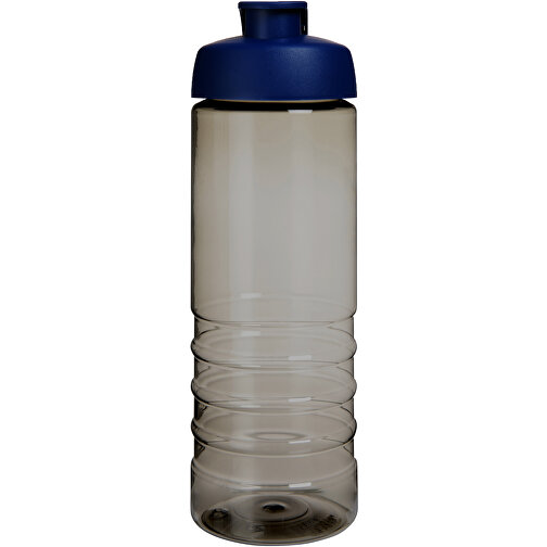 H2O Active® Eco Treble 750 Ml Sportflasche Mit Stülpdeckel , kohle / blau, PCR Kunststoff, PP Kunststoff, 23,10cm (Höhe), Bild 3