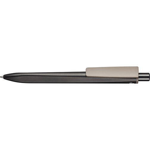 Kugelschreiber RIDGE SCHWARZ RECYCLED , Ritter-Pen, schwarz recycled/sienna recycled, ABS-Kunststoff, 141,00cm (Länge), Bild 3