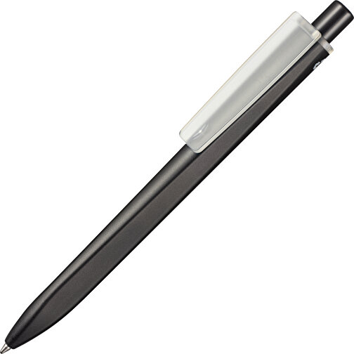Kugelschreiber RIDGE SCHWARZ RECYCLED , Ritter-Pen, schwarz recycled/transparent recycled, ABS-Kunststoff, 141,00cm (Länge), Bild 2