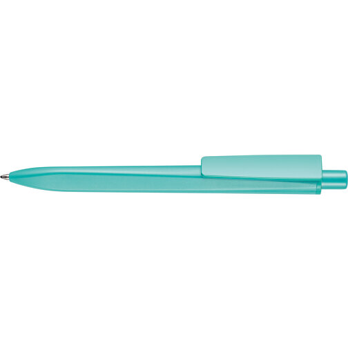 Kugelschreiber RIDGE , Ritter-Pen, türkis PMS, ABS-Kunststoff, 141,00cm (Länge), Bild 3
