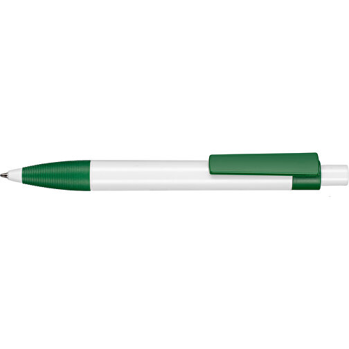 Kugelschreiber SCREEN , Ritter-Pen, weiss/minze-grün, ABS-Kunststoff, 145,00cm (Länge), Bild 3