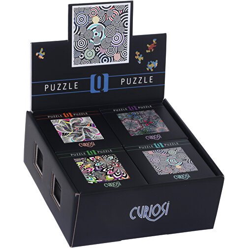 Q-Puzzle Display Pop (16 Stück) , , 19,50cm x 8,00cm x 19,50cm (Länge x Höhe x Breite), Bild 1