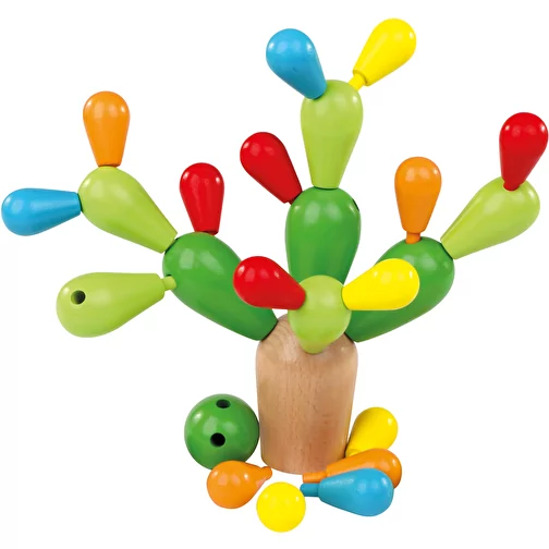 Gioco di equilibrio Cactus colorato, Immagine 1