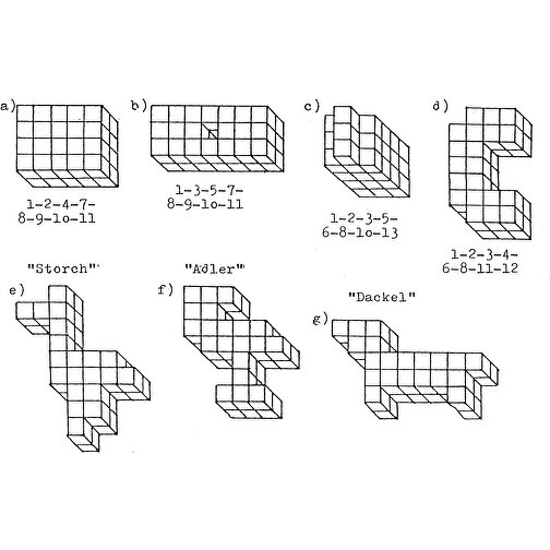 Abraxis vert, puzzle cube 3D, Image 3
