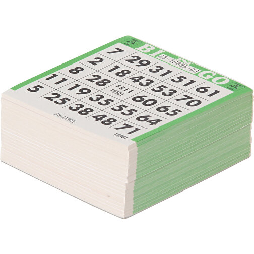 Bingo Block 1-75 (20x25 Blatt) , , 10,00cm x 4,50cm x 10,00cm (Länge x Höhe x Breite), Bild 4